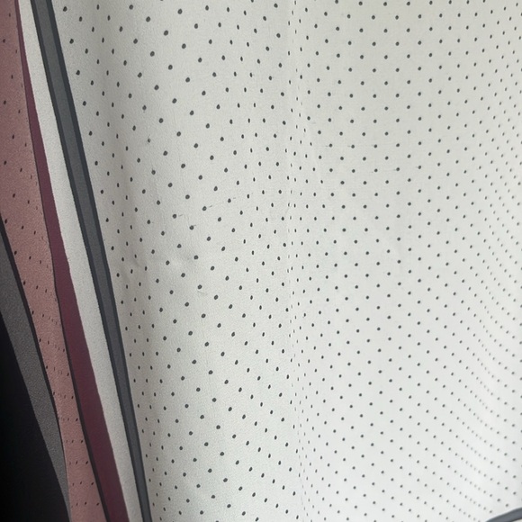 LOFT sheer polka dot short sleeve blouse SZ LP - Picture 7 of 7